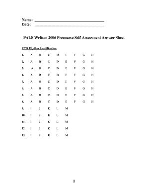 45 terms. . Pals precourse self assessment answers